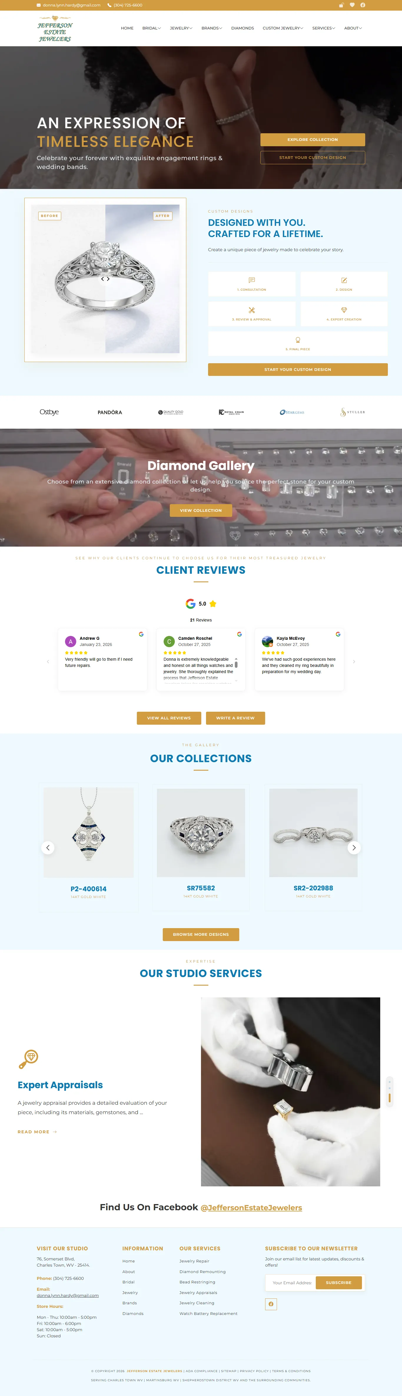Jefferson Website Screenshot